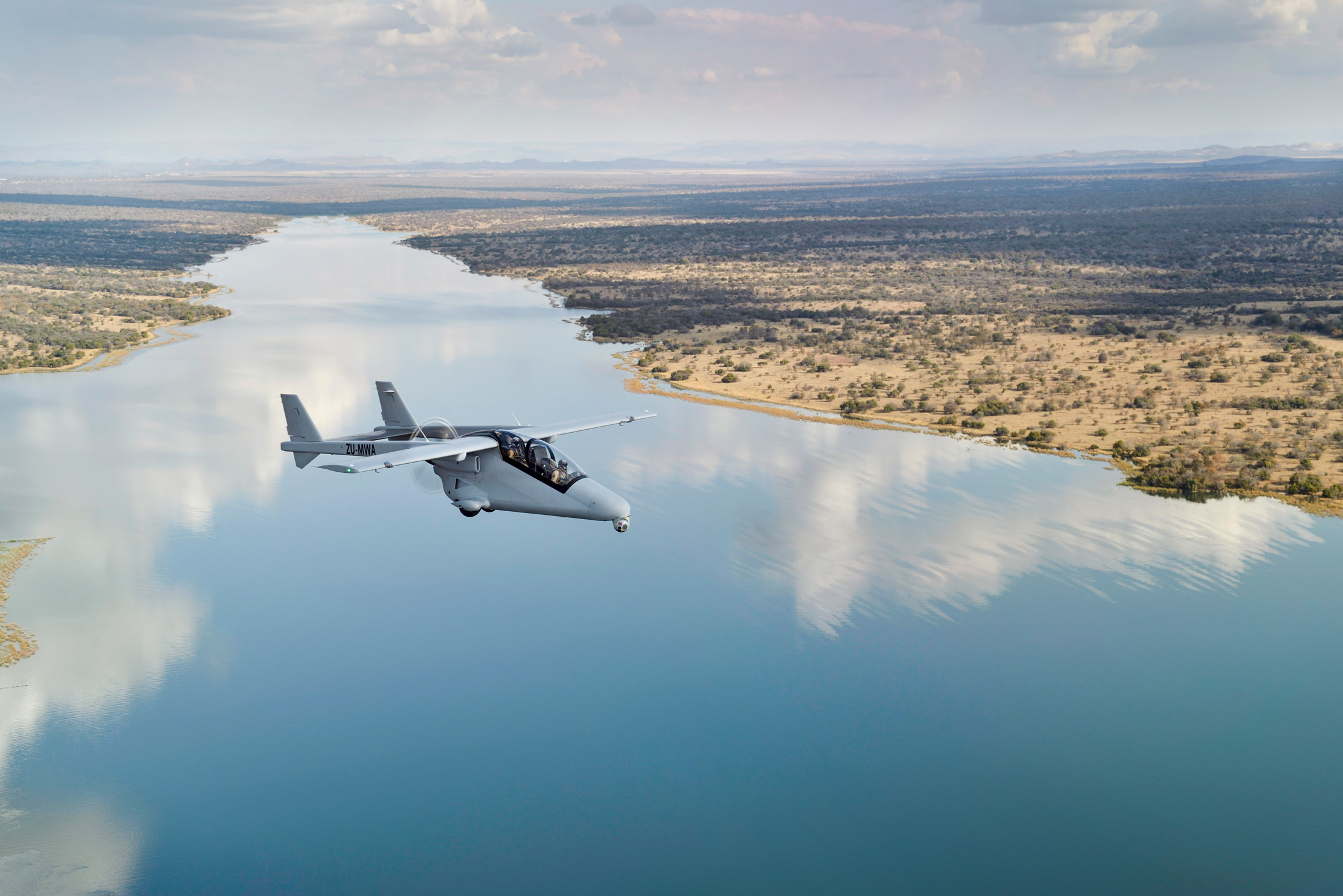 Mwari fitted with Modular airborne counter-UAS option